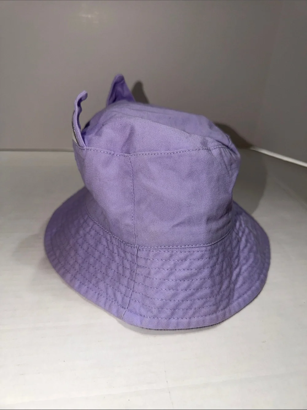 wonder nation Lavender Cat Ear Bucket Hat with Heart Accent